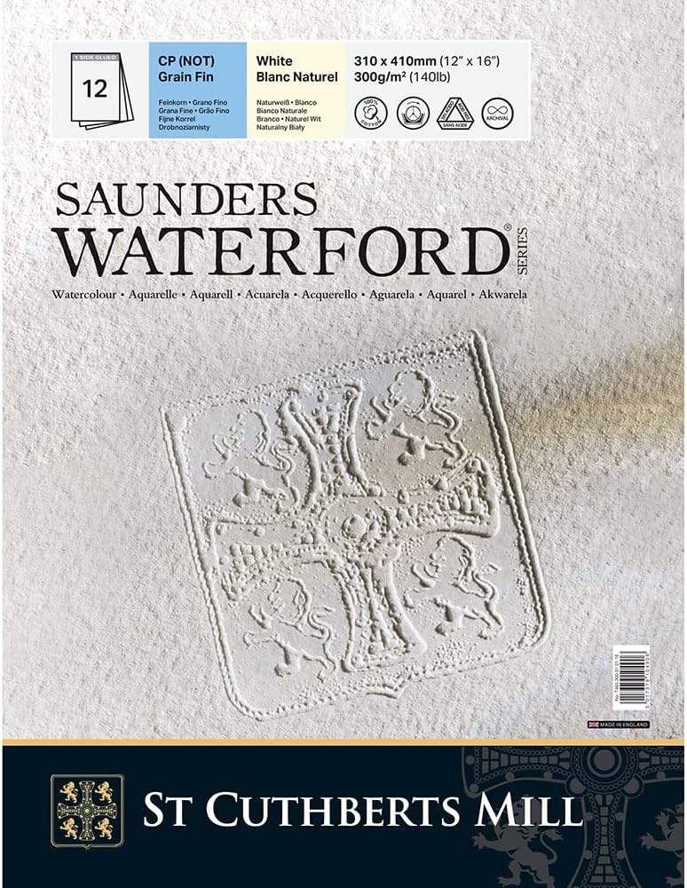 Blok papieru akwarelowego Saunders Water Ford 300g/m²