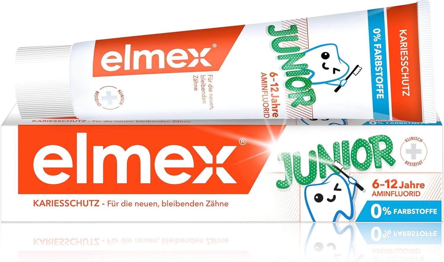 Opakowanie pasty Elmex Junior 75 ml