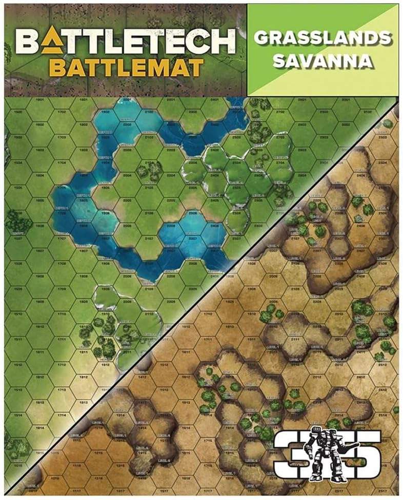 BattleTech Battlemat widok z lotu ptaka