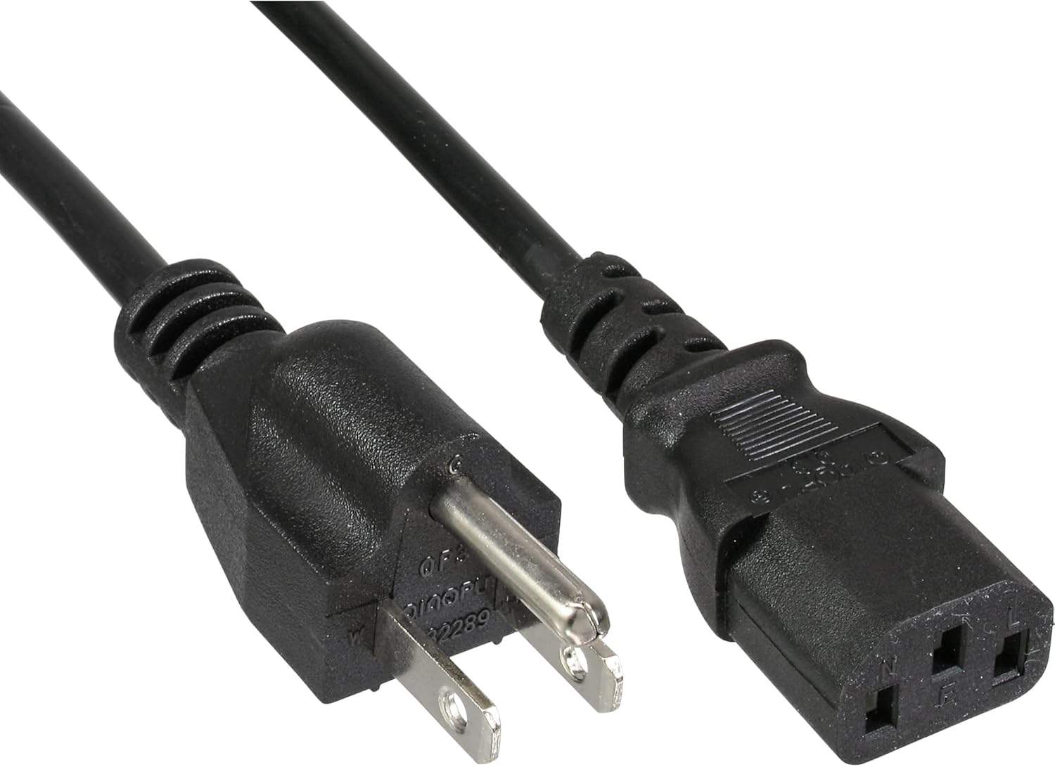 Kabel sieciowy Inline 16652U czarny 1.8 metra