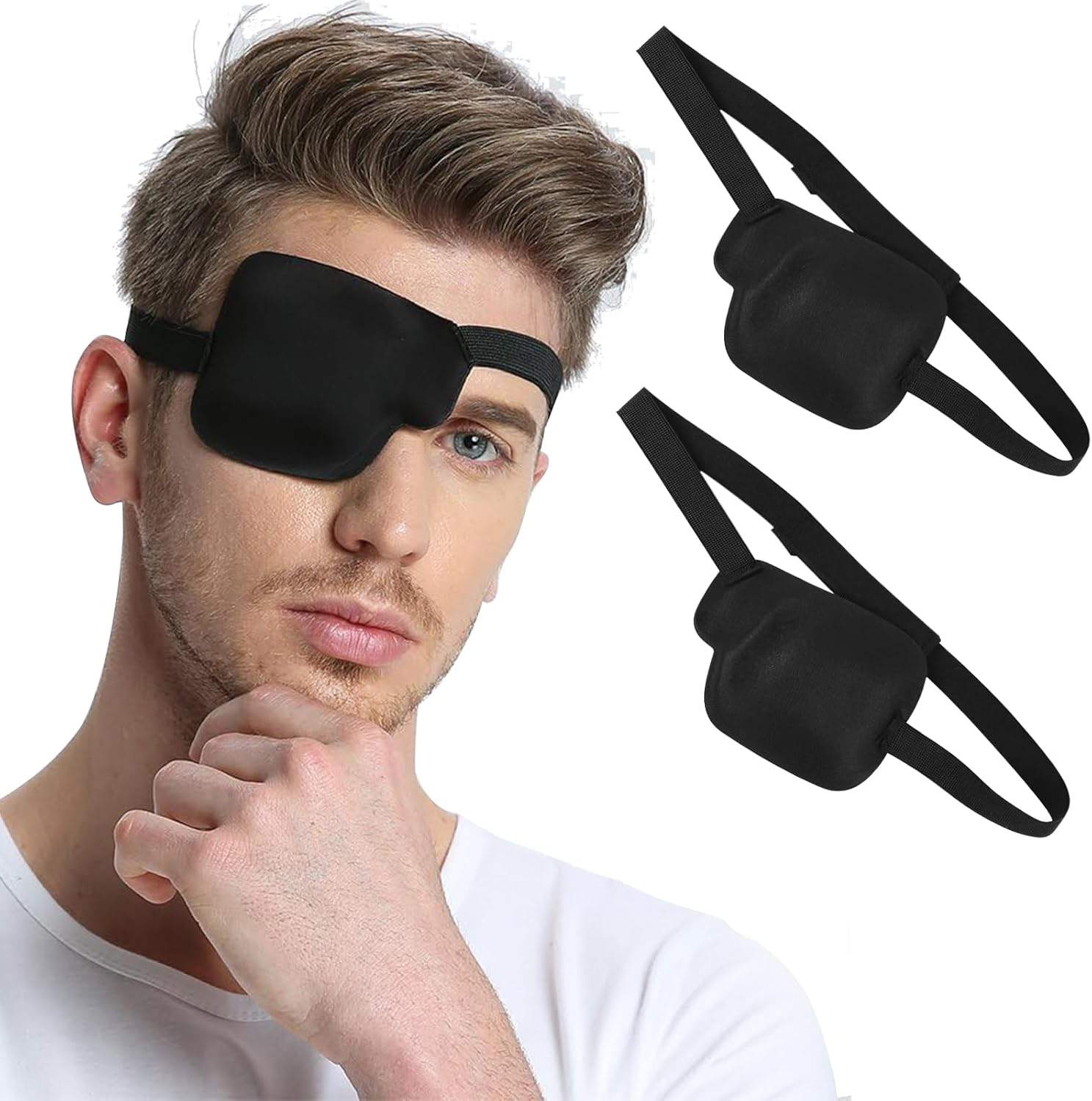 Opaska na oczy 3D w czarnym kolorze