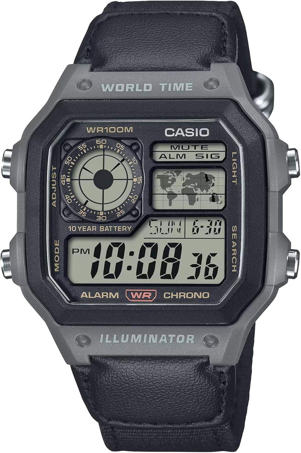 Casio AE-1200WHUB-8AVEF widok z przodu