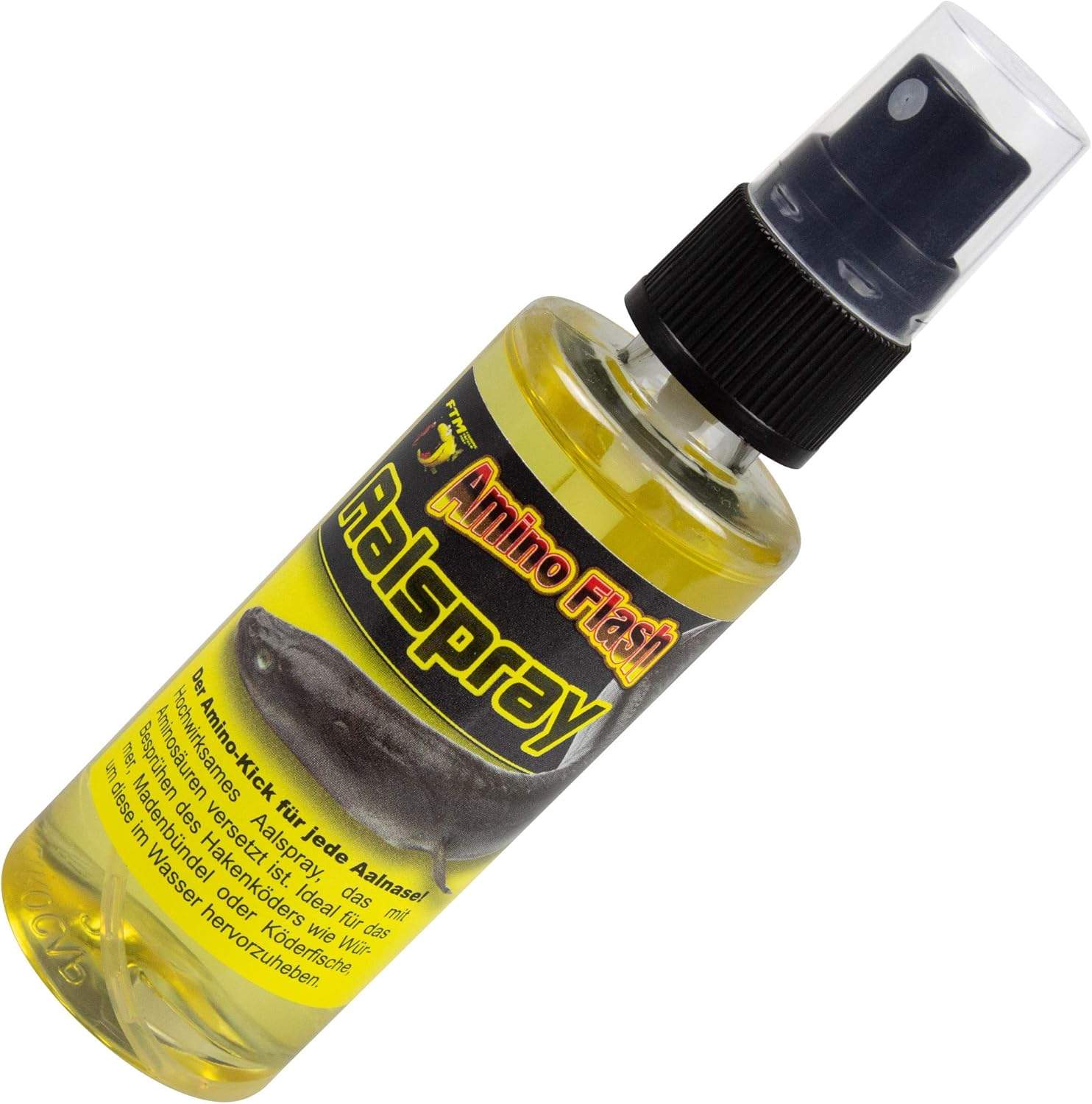 FTM Węgorz Spray w dłoni wędkarza nad rzeką