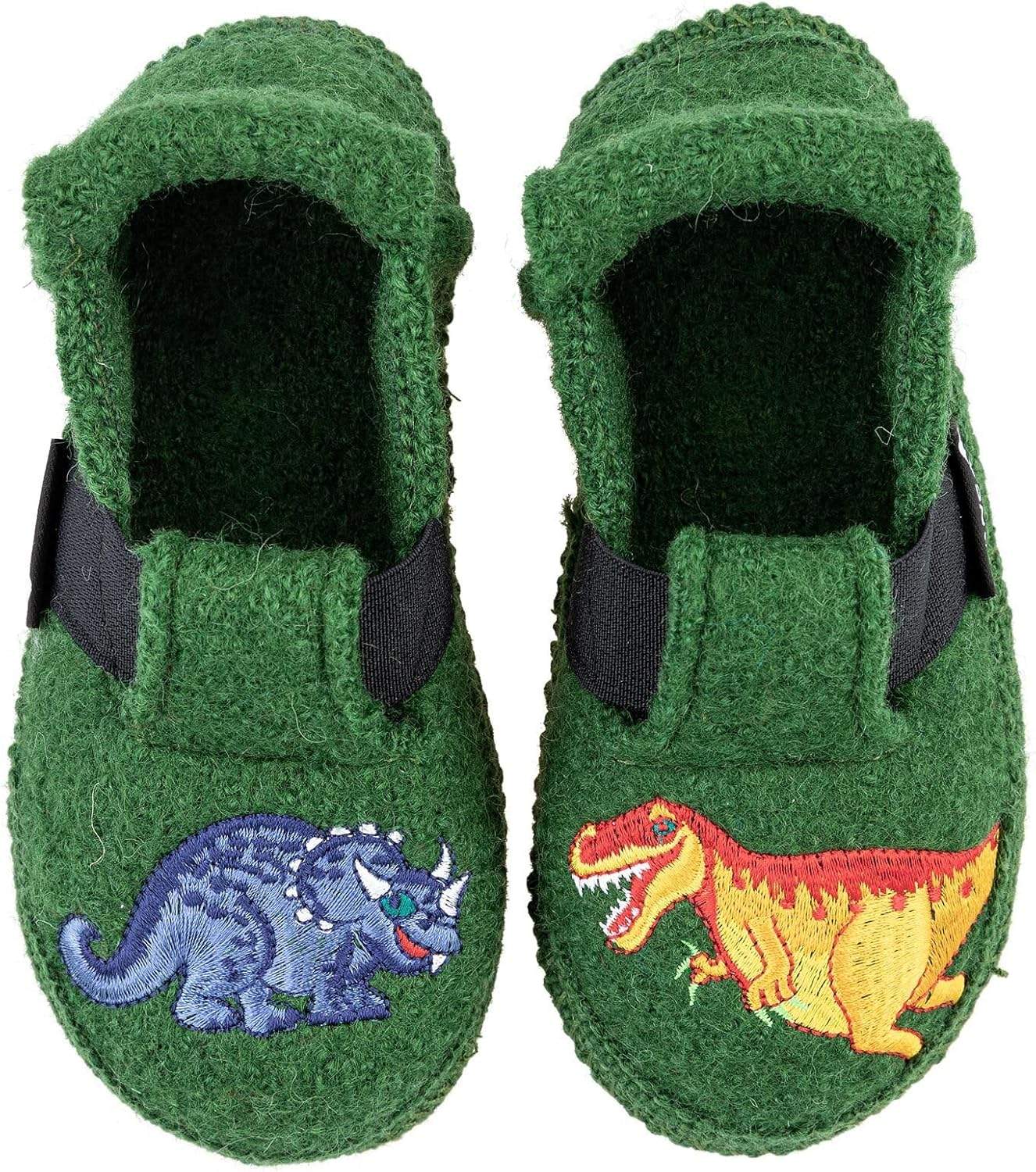 Buty mule dla chłopców z wzorem dinozaurów
