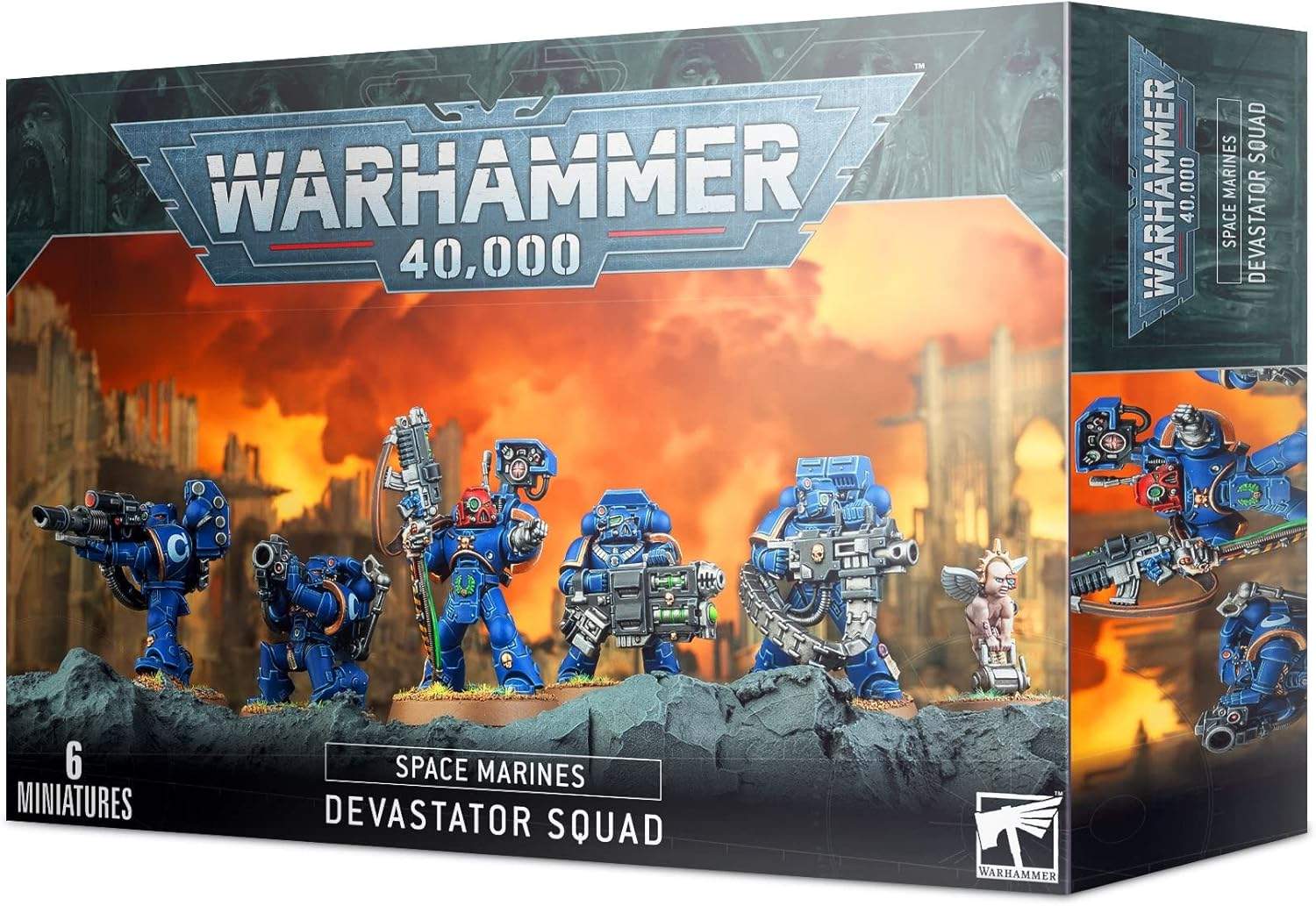 Zestaw modeli Devastator Squad z ciężkim uzbrojeniem