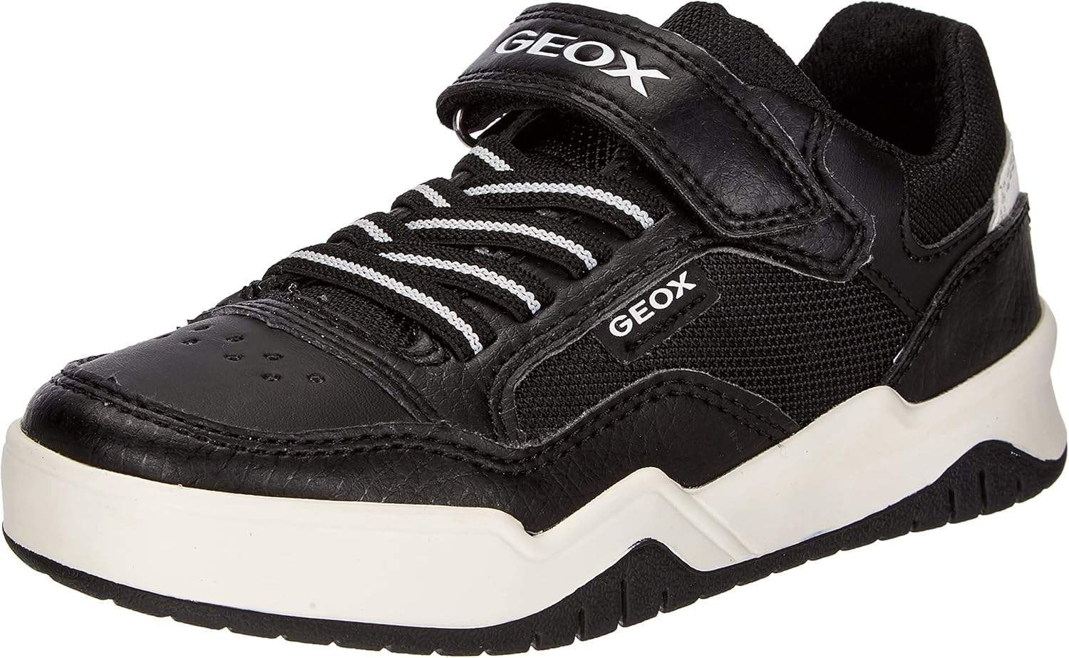 Geox J Perth Boy niebieskie sneakersy widok z boku