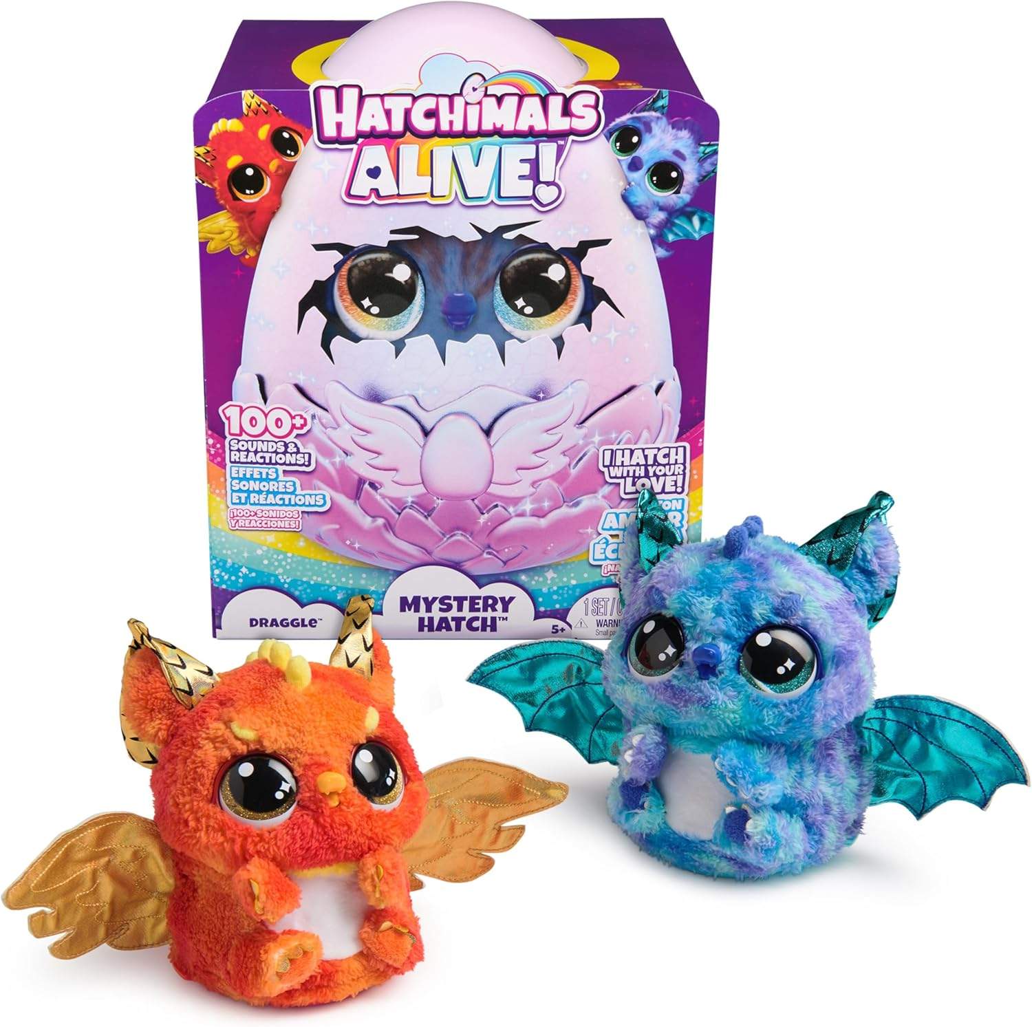 Hatchimals Draggle - magiczne jajo do wyklucia