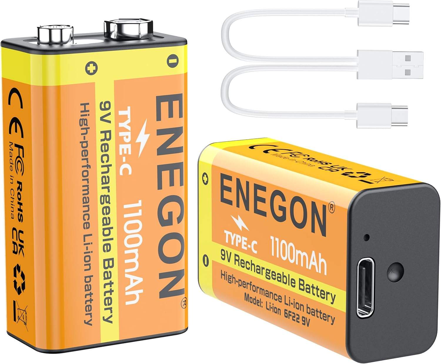 ENEGON 9V baterie litowe w opakowaniu