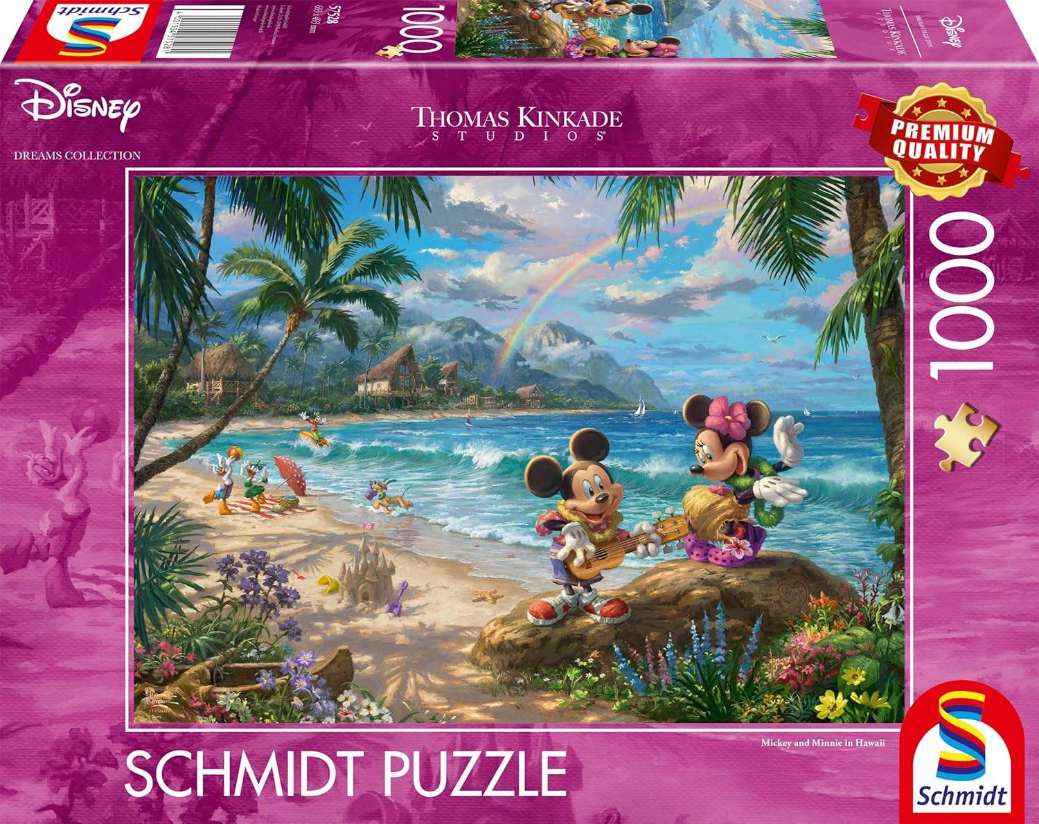 Puzzle Mickey i Minnie na Hawajach - widok opakowania